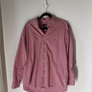 Vineyard Vines Red Gingham Button Down Shirt